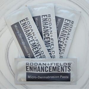 Rodan + Fields Microderm Abrasion Paste 5mL Travel Packs ~ Set of 4 Packs